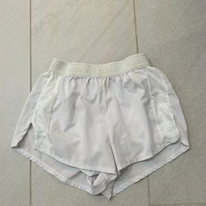 White athletic shorts